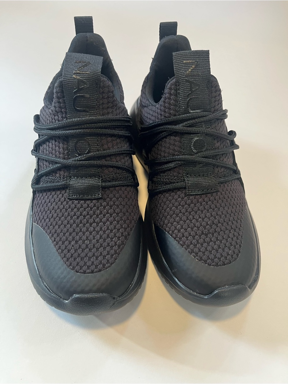 Nautica Black Kids Lightweight Knit Sneakers